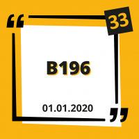 Die Einführung von B196 zum 01.01.2020