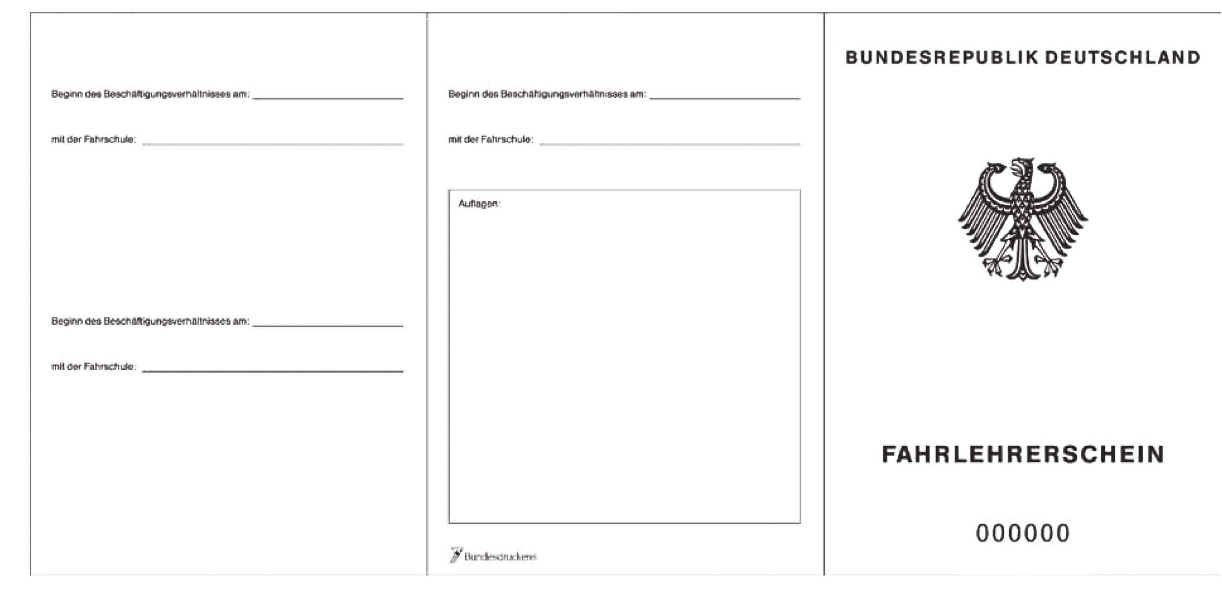 Fahlehrerschein Vorne 03